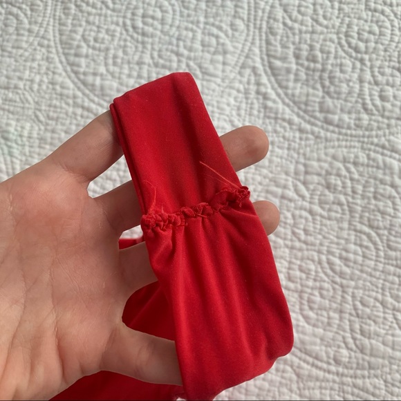 Pretty Little Thing Red Thong Bodysuit - Picture 5 of 10